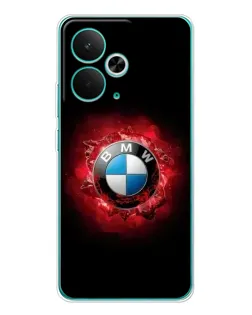 Чехол для Realme 14T с картинкой «Логотип BMW — вспышка»
