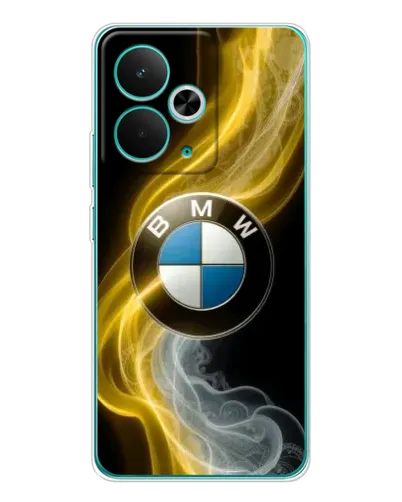 Чехол для Realme 14T с картинкой «Золотистый дым BMW» Чехол для Realme 14T с картинкой «Золотистый дым BMW»