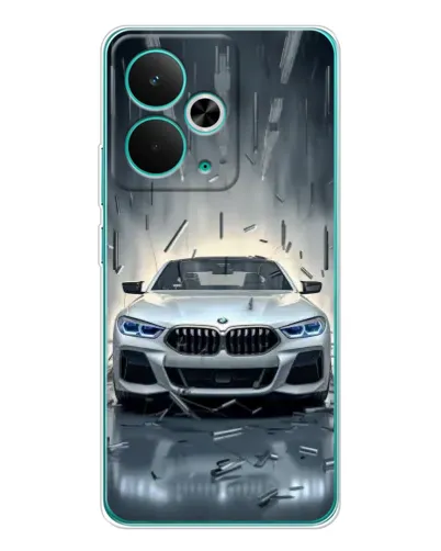 Чехол для Realme 14T с картинкой «BMW в свете фар» Чехол для Realme 14T с картинкой «BMW в свете фар»