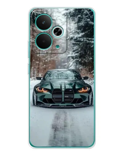 Чехол для Realme 14T с картинкой «BMW в зимнем лесу» Чехол для Realme 14T с картинкой «BMW в зимнем лесу»