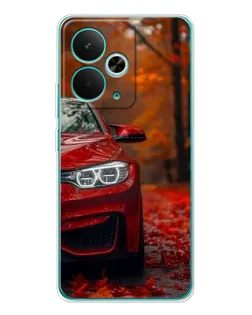Чехол для Realme 14T с картинкой «Осенняя BMW M4»