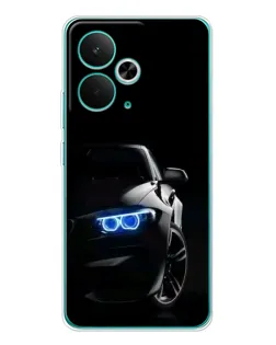 Чехол для Realme 14T с картинкой «BMW — ночной взгляд»