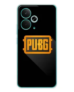 Чохол для Realme 14T з картинкою «PUBG — рамка лого»
