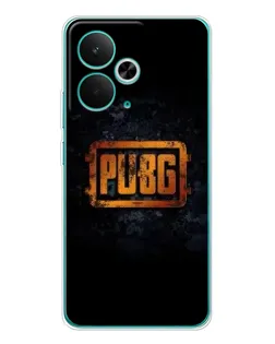 Чохол для Realme 14T з картинкою «PUBG — золотий логотип»