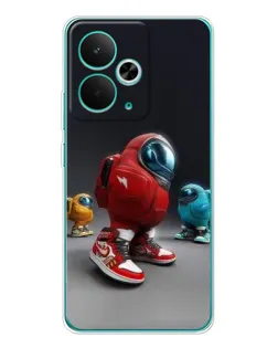Чохол для Realme 14T з картинкою «Among Us — 3D стиль» Чохол для Realme 14T з картинкою «Among Us — 3D стиль»
