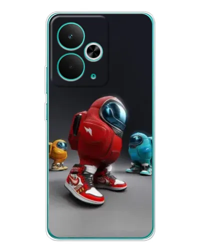 Чехол для Realme 14T с картинкой «Among Us — 3D стиль»