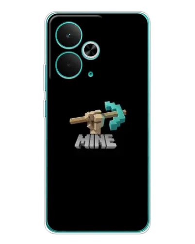 Чехол для Realme 14T с картинкой «Алмазная кирка» Чехол для Realme 14T с картинкой «Алмазная кирка»