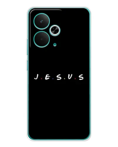 Чехол для Realme 14T с картинкой «Точки веры J.E.S.U.S.»