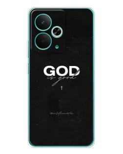 Чехол для Realme 14T с картинкой «GOD — Бог над всем»