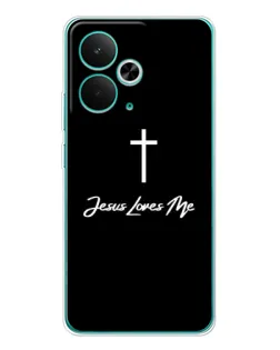 Чехол для Realme 14T с картинкой «Иисус любит тебя»
