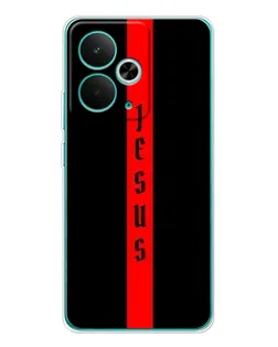 Чехол для Realme 14T с картинкой «Красная линия веры»