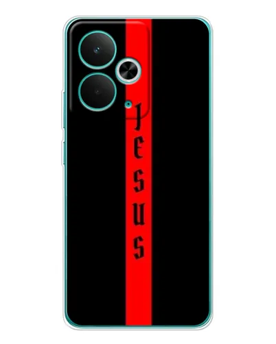 Чехол для Realme 14T с картинкой «Красная линия веры»