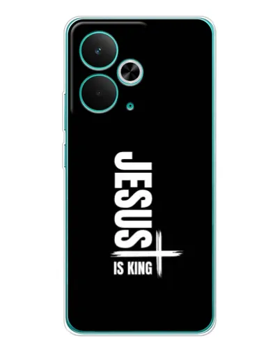 Чехол для Realme 14T с картинкой «Вертикаль веры Jesus»
