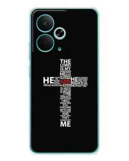 Чохол для Realme 14T з картинкою «Текстовий хрест»