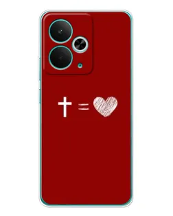 Чохол для Realme 14T з картинкою «Рівняння любові»