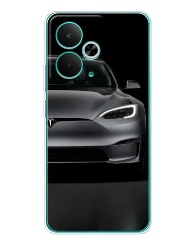 Чохол для Realme 14T з картинкою «Tesla Model S Look» Чохол для Realme 14T з картинкою «Tesla Model S Look»