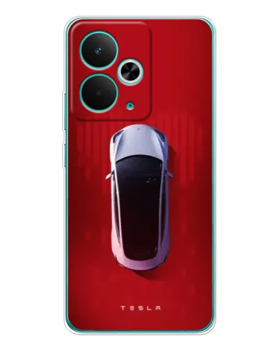 Чохол для Realme 14T з картинкою «Tesla Top View» Чохол для Realme 14T з картинкою «Tesla Top View»