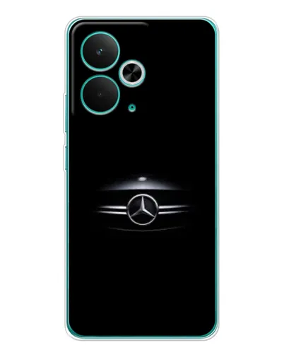 Чехол для Realme 14T с картинкой «Mercedes — абстрактные линии»