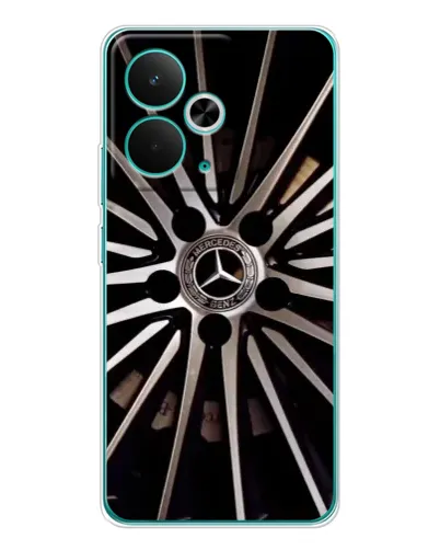 Чехол для Realme 14T с картинкой «Диск Mercedes»