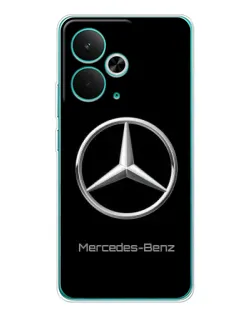 Чехол для Realme 14T с картинкой «Mercedes Silver Logo»