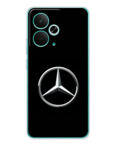 Чехол для Realme 14T с картинкой «Mercedes классический лого»