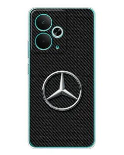 Чохол для Realme 14T з картинкою «Карбоновий Mercedes стиль»