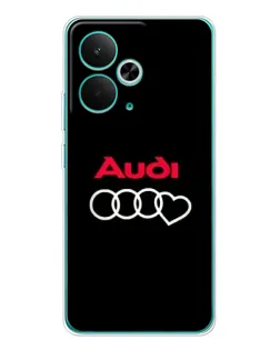 Чохол для Realme 14T з картинкою «Логотип Audi Heart»
