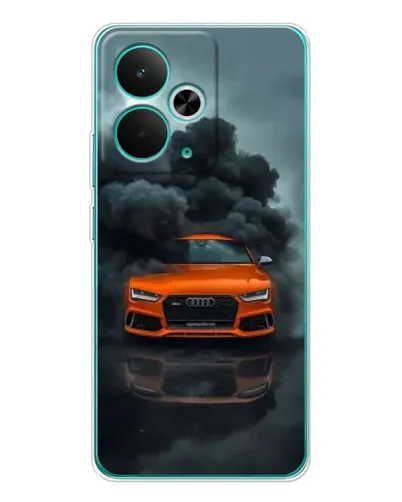 Чохол для Realme 14T з картинкою «Audi у хмарах диму»