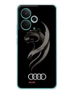 Чохол для Realme 14T з картинкою «Графіка — пантера та Audi»