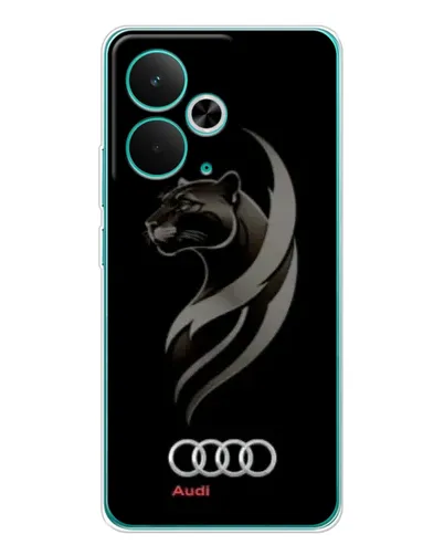Чохол для Realme 14T з картинкою «Графіка — пантера та Audi»