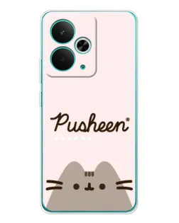 Чохол для Realme 14T з картинкою «Pusheen логотип»