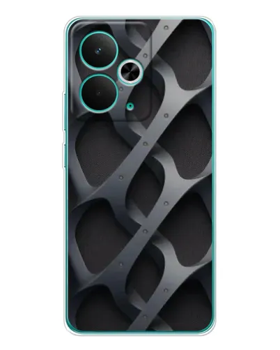 Чохол для Realme 14T з картинкою «Об'ємне сіре плетіння» Чохол для Realme 14T з картинкою «Об'ємне сіре плетіння»