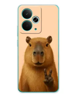 Чохол для Realme 14T з картинкою «Капібара вікторія»