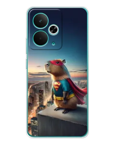 Чохол для Realme 14T з картинкою «Капі-мен супергерой» Чохол для Realme 14T з картинкою «Капі-мен супергерой»