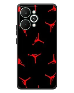 Чехол для Realme 15 Pro с картинкой «Jordan Red Pattern» Чехол для Realme 15 Pro с картинкой «Jordan Red Pattern»