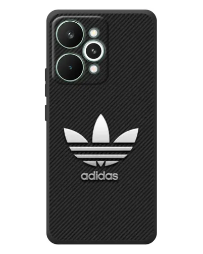 Чохол для Realme 15 Pro з картинкою «Adidas Карбонова текстура» Чохол для Realme 15 Pro з картинкою «Adidas Карбонова текстура»