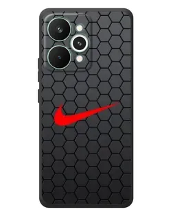 Чохол для Realme 15 Pro з картинкою «Nike — карбонова сітка»