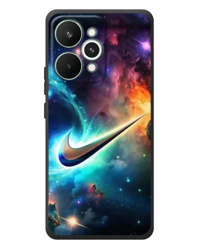 Чохол для Realme 15 Pro з картинкою «Космічний Nike Swoosh» Чохол для Realme 15 Pro з картинкою «Космічний Nike Swoosh»