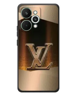 Чохол для Realme 15 Pro з картинкою «LV — золоте сяйво»