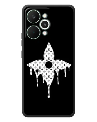 Чохол для Realme 15 Pro з картинкою «Квіткова монограма» Чохол для Realme 15 Pro з картинкою «Квіткова монограма»