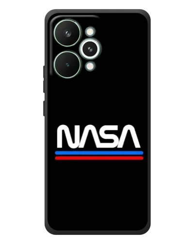 Чохол для Realme 15 Pro з картинкою «NASA — класика Red Blue» Чохол для Realme 15 Pro з картинкою «NASA — класика Red Blue»
