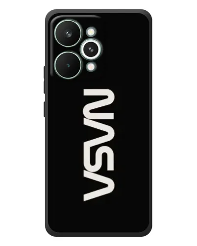 Чохол для Realme 15 Pro з картинкою «NASA — вертикальний логотип» Чохол для Realme 15 Pro з картинкою «NASA — вертикальний логотип»