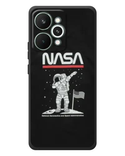 Чохол для Realme 15 Pro з картинкою «NASA — крокуємо по Місяцю» Чохол для Realme 15 Pro з картинкою «NASA — крокуємо по Місяцю»