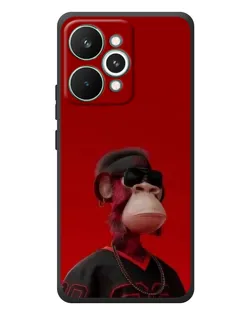 Чохол для Realme 15 Pro з картинкою «Bored Ape в червоному»