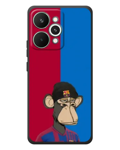 Чохол для Realme 15 Pro з картинкою «Bored Ape — фанат Барси» Чохол для Realme 15 Pro з картинкою «Bored Ape — фанат Барси»