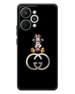 Чохол для Realme 15 Pro з картинкою «Мінні Маус на лого»