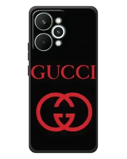 Чохол для Realme 15 Pro з картинкою «Gucci — червоний логотип»