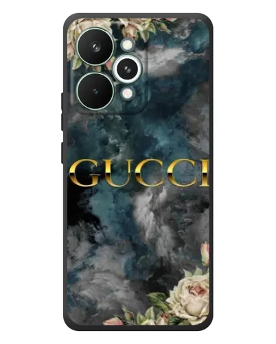 Чохол для Realme 15 Pro з картинкою «Абстрактні квіти Gucci» Чохол для Realme 15 Pro з картинкою «Абстрактні квіти Gucci»