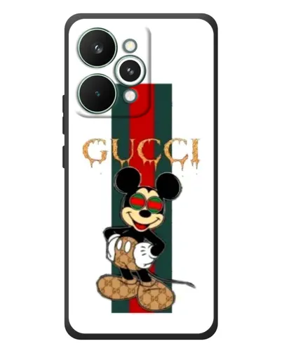 Чохол для Realme 15 Pro з картинкою «Міккі Маус Gucci — смуги» Чохол для Realme 15 Pro з картинкою «Міккі Маус Gucci — смуги»