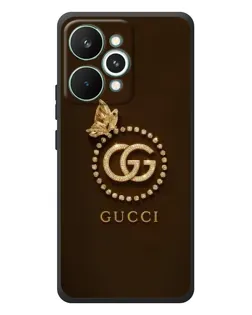 Чохол для Realme 15 Pro з картинкою «Gucci — золотий метелик»